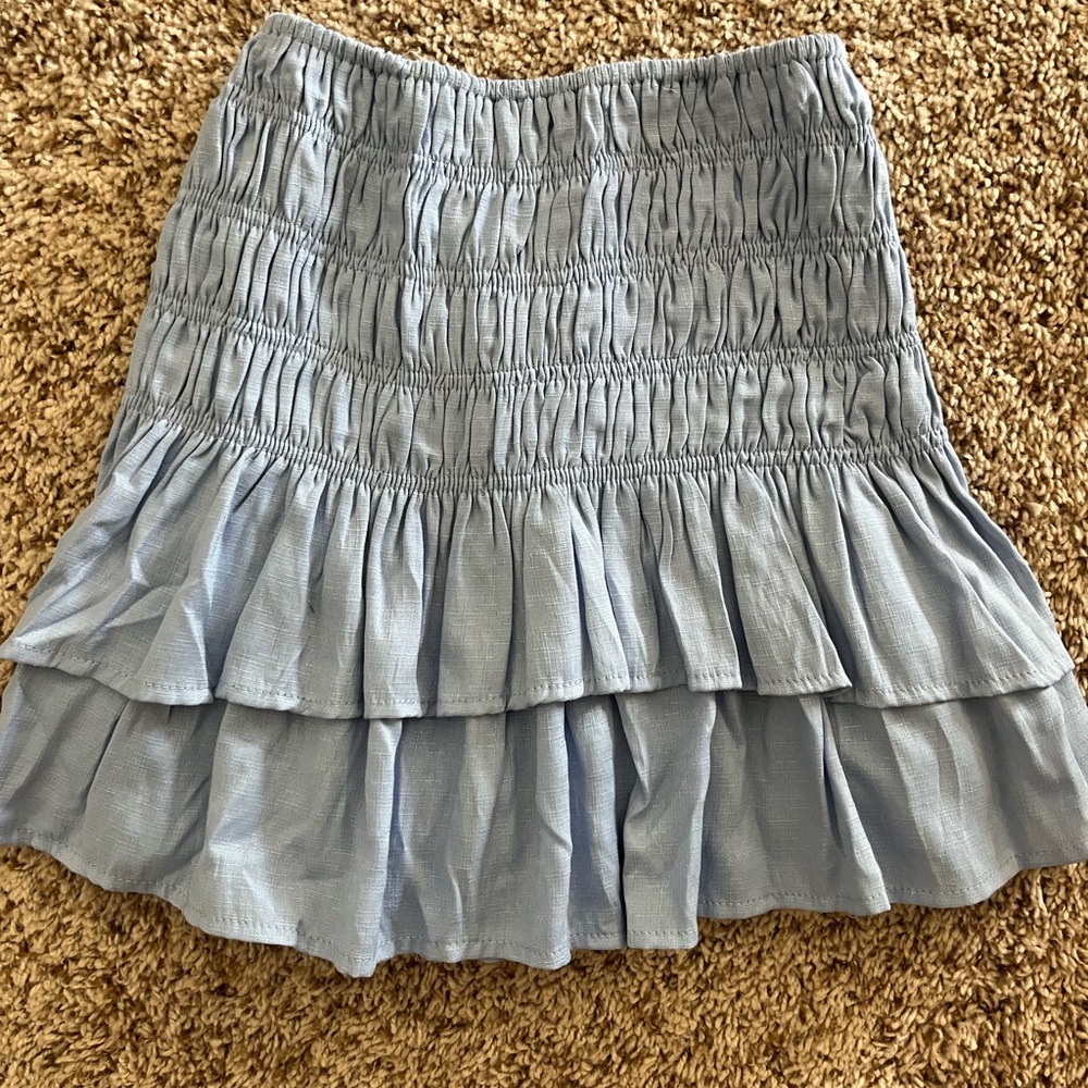 Blue skirt